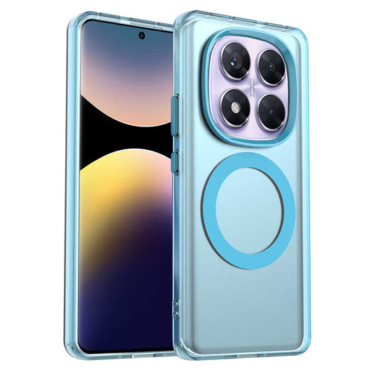 MagSafe-Hülle für Xiaomi Poco X7 / Redmi Note 14 Pro 5G, Techsuit, CandyCase, Blau