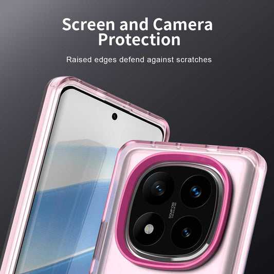 MagSafe-Hülle für Xiaomi Poco X7 / Redmi Note 14 Pro 5G, Techsuit, CandyCase, Rosa