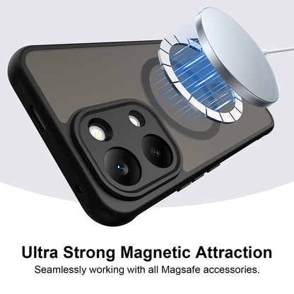 MagSafe Case for Xiaomi Poco X8 Pro Max, Techsuit, HaloFrost II, Black