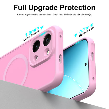 MagSafe-Hülle für Xiaomi Poco X8 Pro Max, Techsuit, HaloFrost II, Rosa