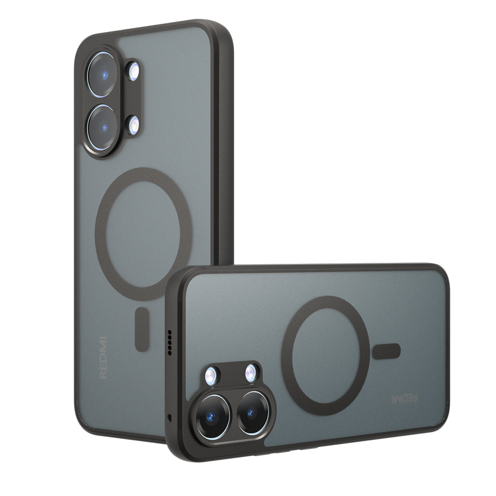 MagSafe-Hülle für Xiaomi Poco X8 Pro Max, Techsuit, PureFrost, Satin Schwarz