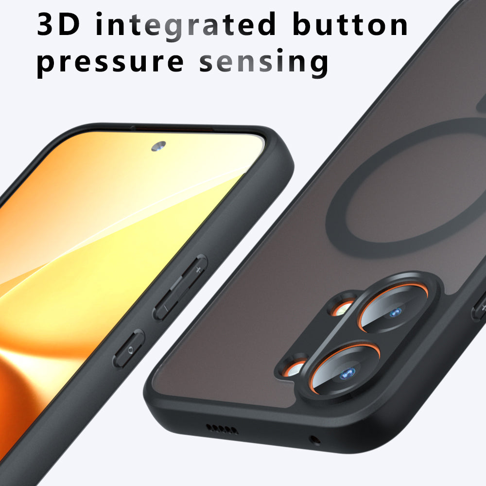 MagSafe-Hülle für Xiaomi Poco X8 Pro Max, Techsuit, PureFrost, Satin Schwarz