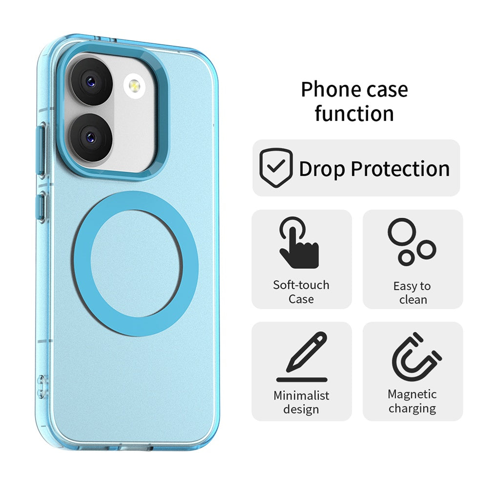 MagSafe-Hülle für Xiaomi Poco X8 Pro, Techsuit, CandyCase, Blau