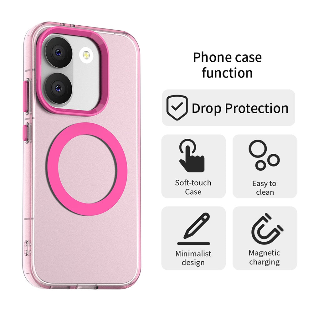 MagSafe-Hülle für Xiaomi Poco X8 Pro, Techsuit, CandyCase, Rosa