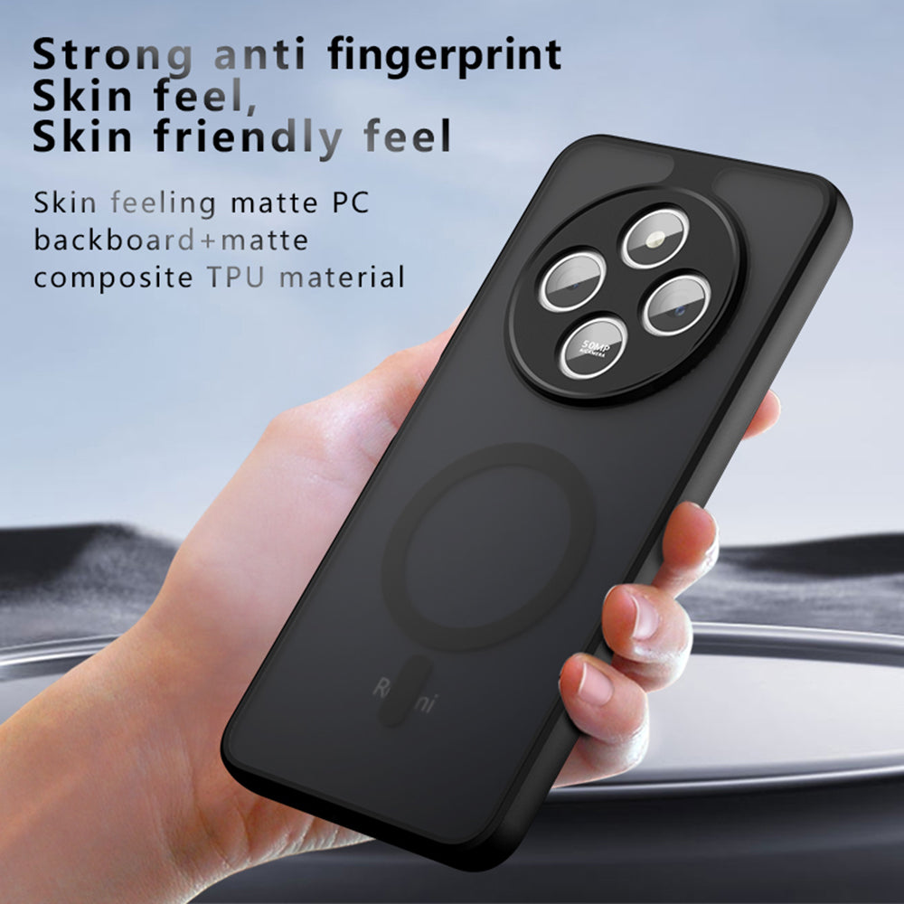 MagSafe Case for Xiaomi Redmi 14C, Techsuit, PureFrost, Black