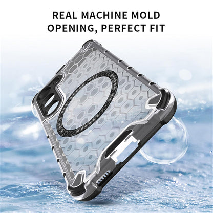 MagSafe Hülle für Xiaomi Redmi 15 5G / 15 4G, Techsuit, HoneyComb Shield, Weiß