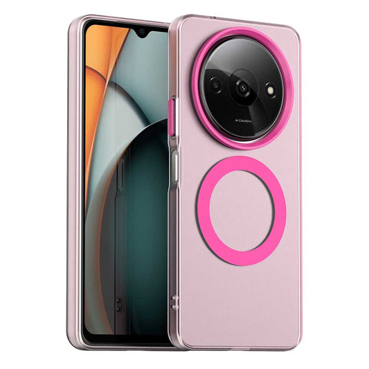 MagSafe-Hülle für Xiaomi Redmi A3x / A3, Techsuit, CandyCase, Rosa