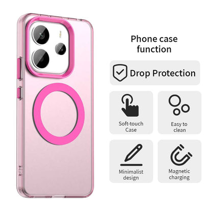 MagSafe-Hülle für Xiaomi Redmi Note 14 4G (Standard), Techsuit, CandyCase, Rosa
