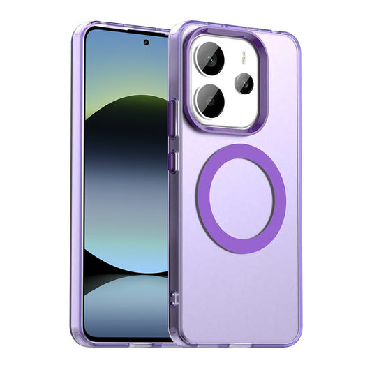 MagSafe-Hülle für Xiaomi Redmi Note 14 5G, Techsuit, CandyCase, Lila