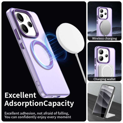 MagSafe-Hülle für Xiaomi Redmi Note 14 5G, Techsuit, CandyCase, Lila