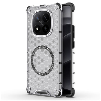 MagSafe-Hülle für Xiaomi Redmi Note 14 Pro+ 5G, Techsuit, HoneyComb Shield, Weiß