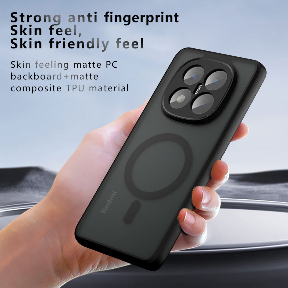 MagSafe Case for Xiaomi Redmi Note 14 Pro+ 5G, Techsuit, PureFrost, Black