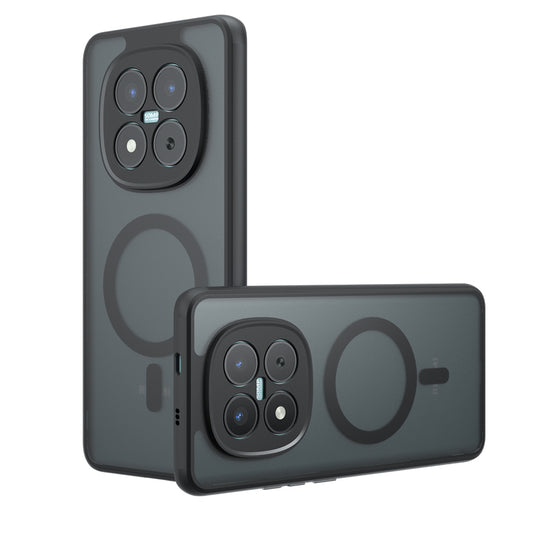 MagSafe Hülle für Xiaomi Redmi Note 15 Pro 4G, Techsuit, PureFrost, Satinschwarz