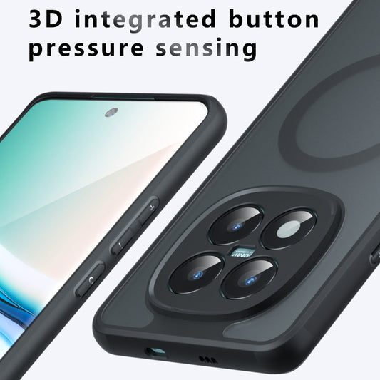 MagSafe Hülle für Xiaomi Redmi Note 15 Pro 4G, Techsuit, PureFrost, Satinschwarz