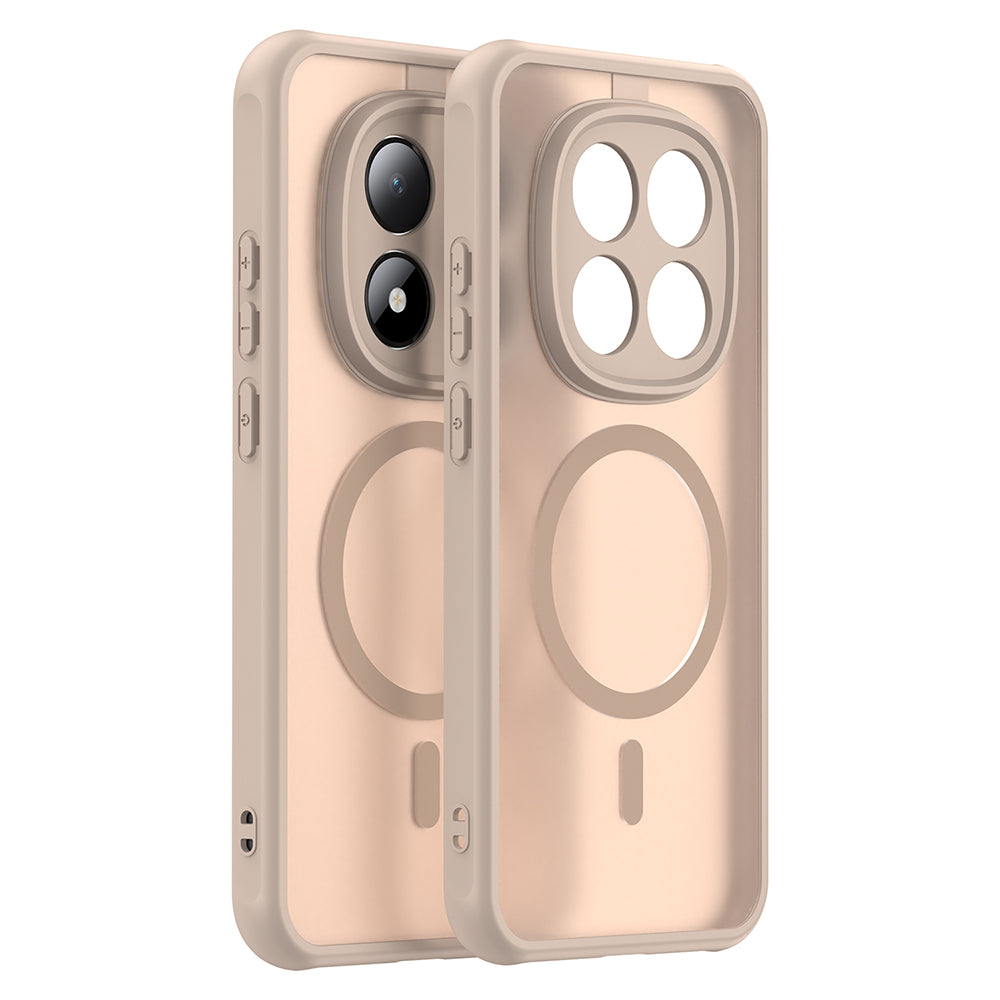 MagSafe Hülle für Xiaomi Redmi Note 15 Pro 5G, Techsuit, HaloFrost II, Gold