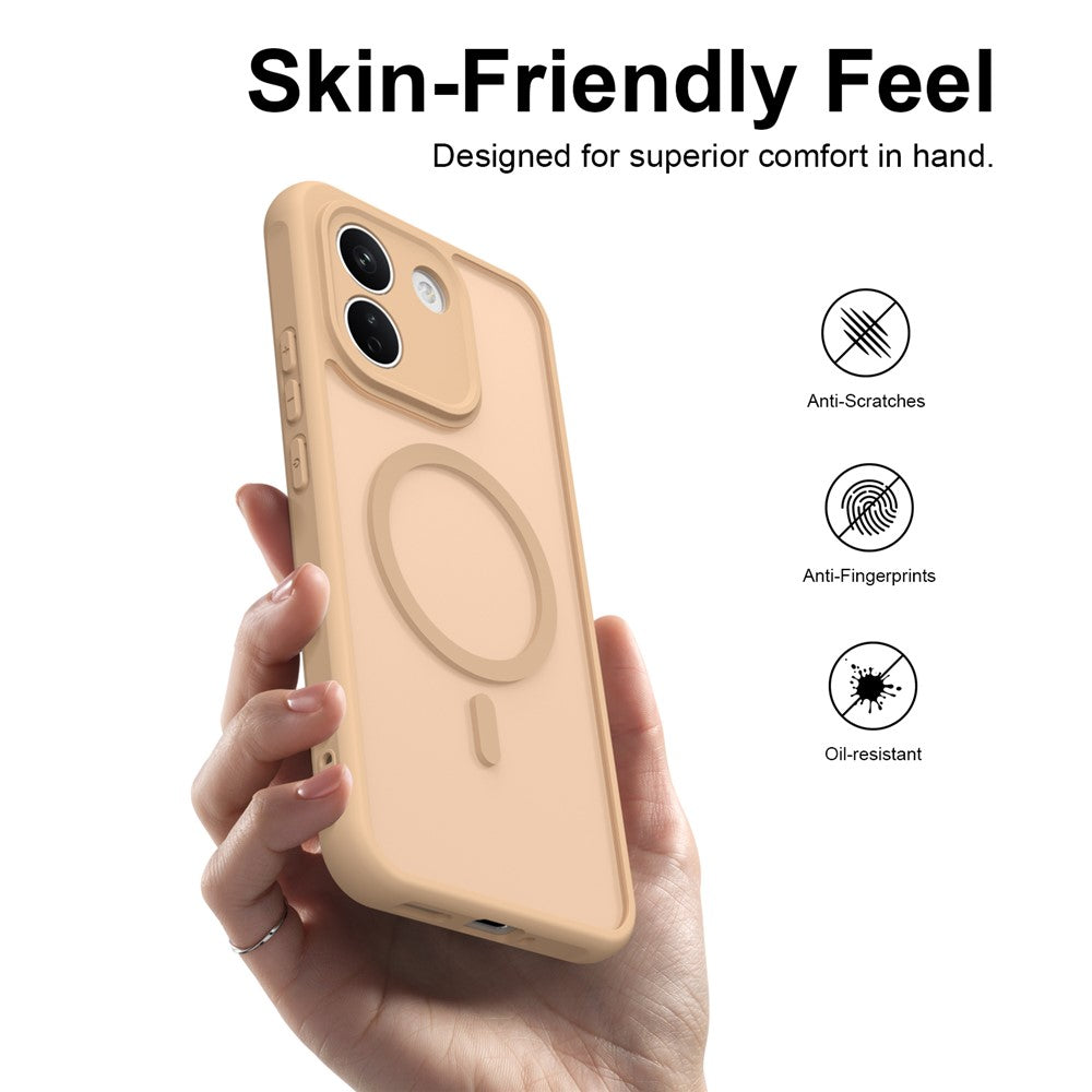MagSafe Case for Xiaomi Redmi Note 17 4G / Note 17 5G, Techsuit, HaloFrost II, Gold