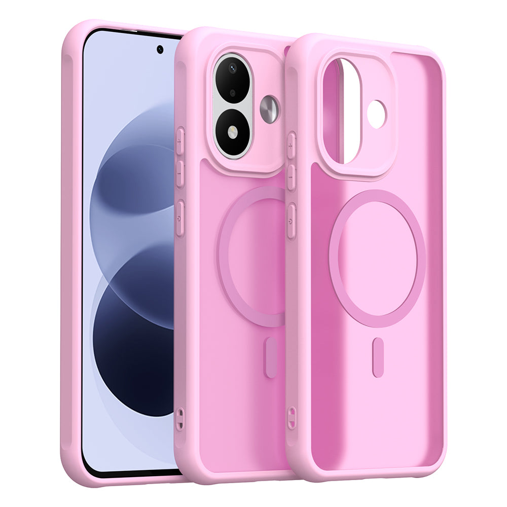 MagSafe-Hülle für Xiaomi Redmi Note 17 4G / Note 17 5G, Techsuit, HaloFrost II, Rosa