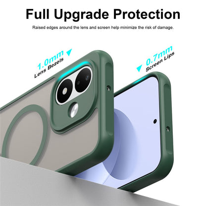 MagSafe-Hülle für Xiaomi Redmi Note 17 Pro, Techsuit, HaloFrost II, Grün