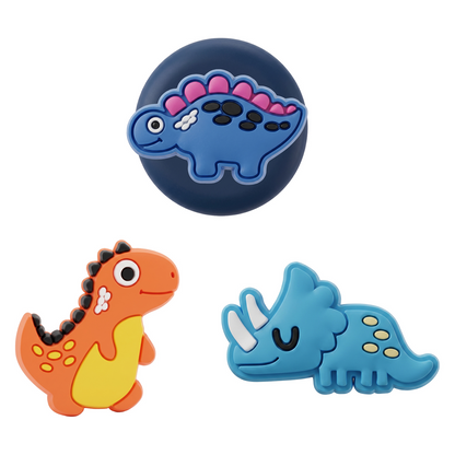 OEM Dinosaur Hülle für Apple AirTag, 3er Set, Mehrfarbig