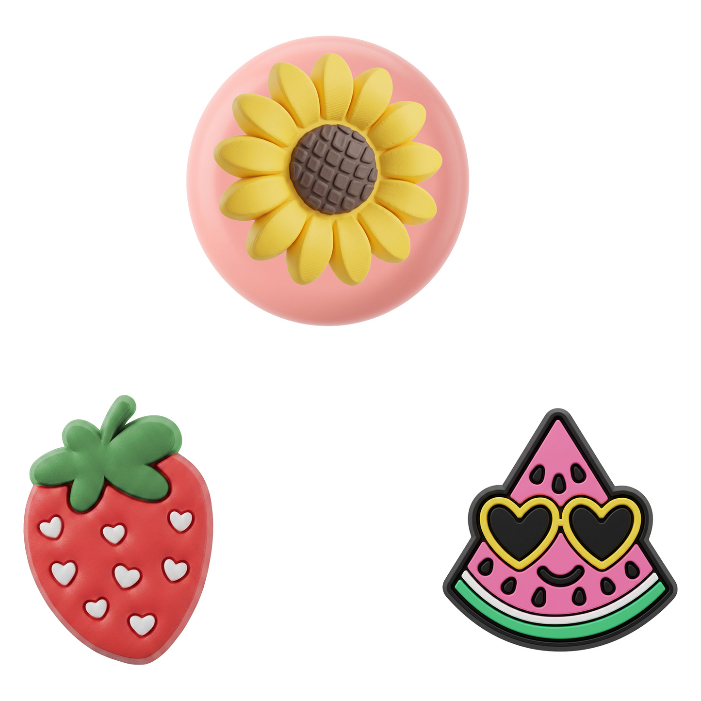 OEM Fruit Hülle für Apple AirTag, 3er Set, Mehrfarbig