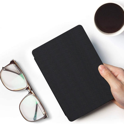 Hülle für Amazon Kindle Paperwhite 5 Zoll, Techsuit, SmartCover, Schwarz