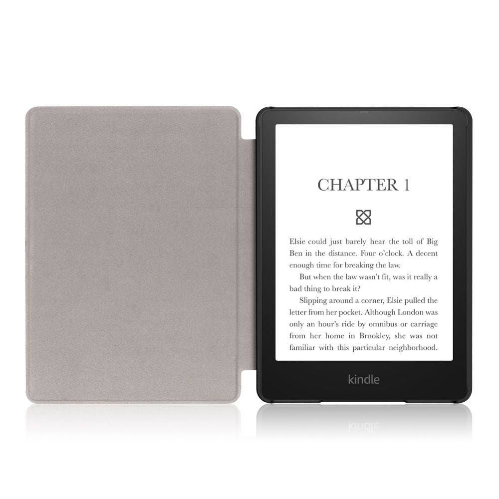 Hülle für Amazon Kindle Paperwhite 5 Zoll, Techsuit, SmartCover, Schwarz
