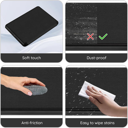 Hülle für Amazon Kindle Paperwhite 5 Zoll, Techsuit, SmartCover, Schwarz