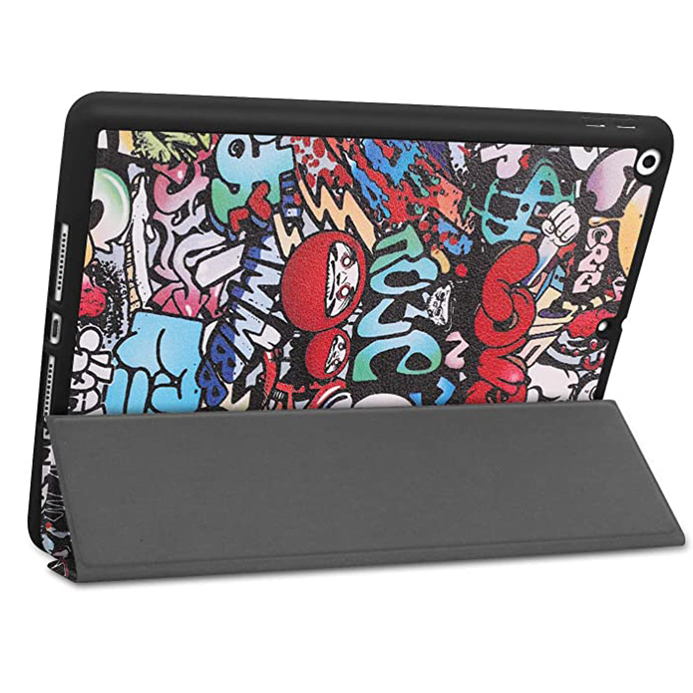 Hülle für Apple iPad 10.2 (2021) / 10.2 (2020) / 10.2 (2019), Techsuit, FoldPro, Mehrfarbig