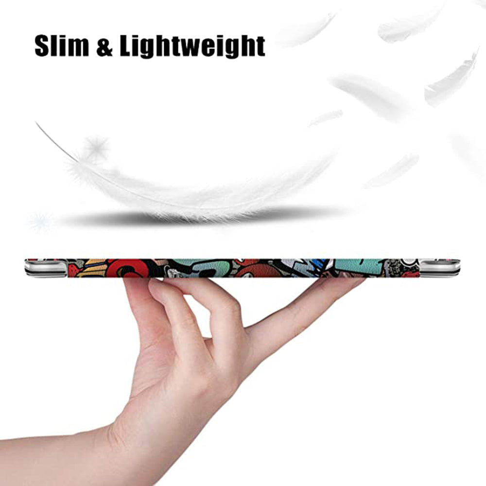 Hülle für Apple iPad 10.2 (2021) / 10.2 (2020) / 10.2 (2019), Techsuit, FoldPro, Mehrfarbig