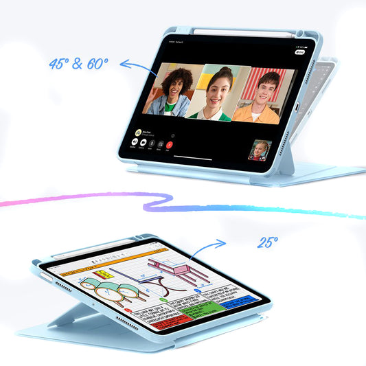 Hülle für Apple iPad Air 11 (2026) / iPad Air 11 (2025) / Air 11 (2024) / Air (2022) / Air (2020), ESR, Flip Hybrid, Blau