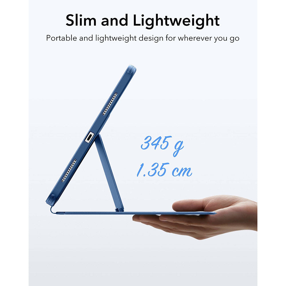 Hülle für Apple iPad (2025) / (2022), ESR, Flip Hybrid, Blau