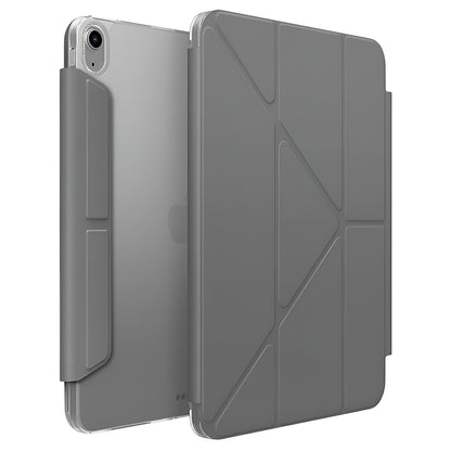 Hülle für Apple iPad (2025), UNIQ, Camden Click, Grau