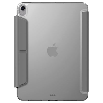 Hülle für Apple iPad (2025), UNIQ, Camden Click, Grau