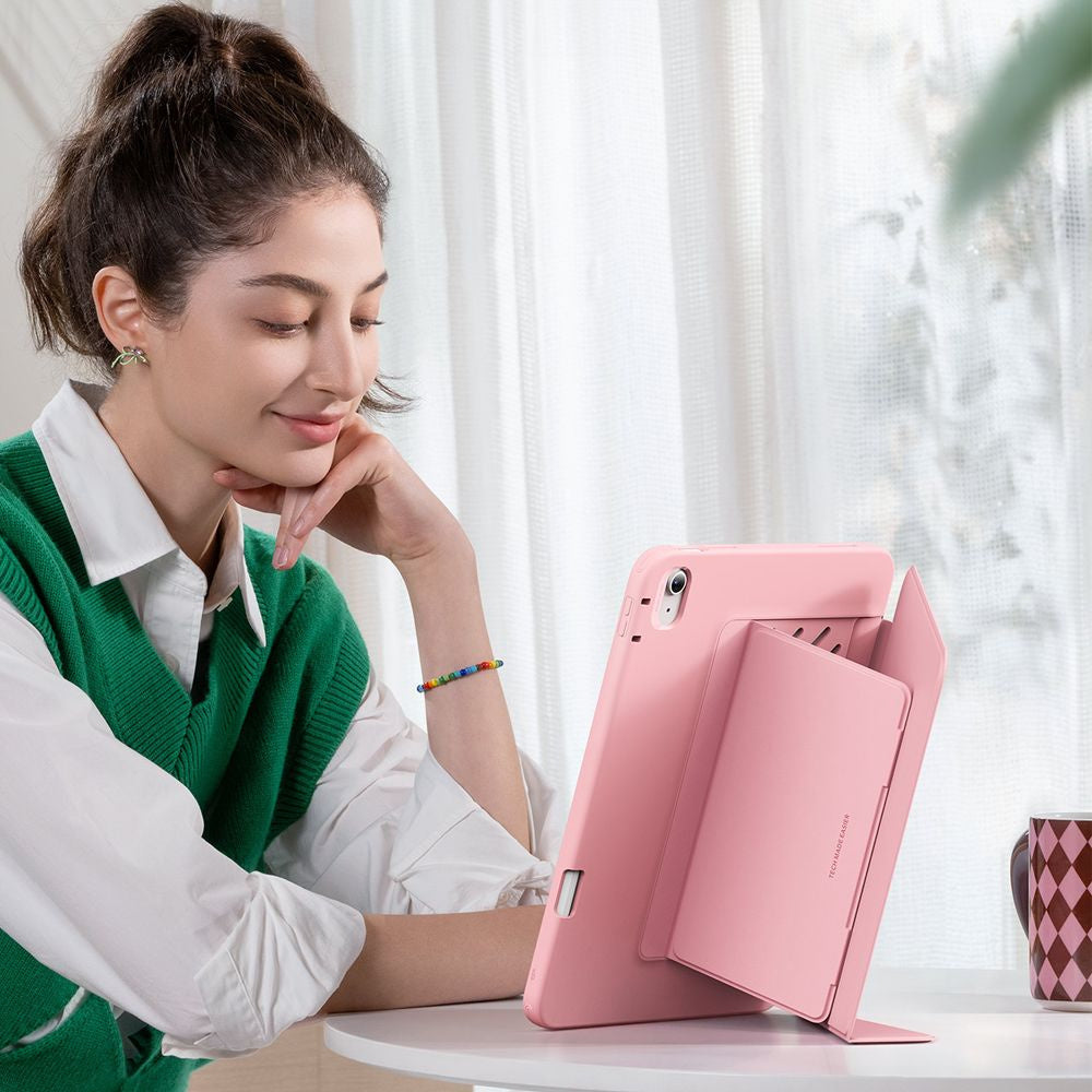 Hülle für Apple iPad (2025) / (2022), ESR, Flip Hybrid, Rosa