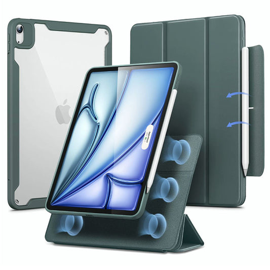 Hülle für Apple iPad Air 11 (2026) / iPad Air 11 (2025) / Air 11 (2024) / Air (2022) / Air (2020), ESR, Rebound Hybrid, Satin Grün