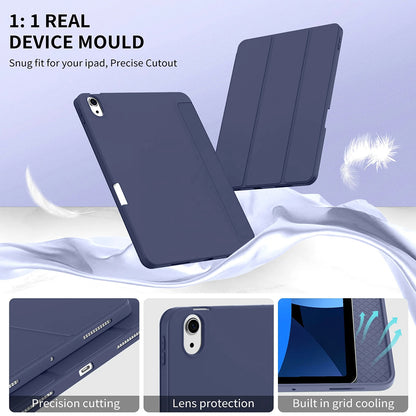 Case for Apple iPad Air 11 (2026) / iPad Air 11 (2025) / Air 11 (2024), Techsuit, Flex Trifold, Gray