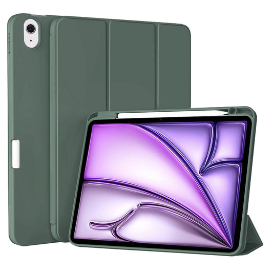 Hülle für Apple iPad Air 11 (2026) / iPad Air 11 (2025) / Air 11 (2024), Techsuit, Flex Trifold, Grün