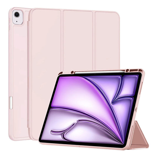 Hülle für Apple iPad Air 13 (2026) / Air 13 (2025) / Air 13 (2024), Techsuit, Flex Trifold, Rosa