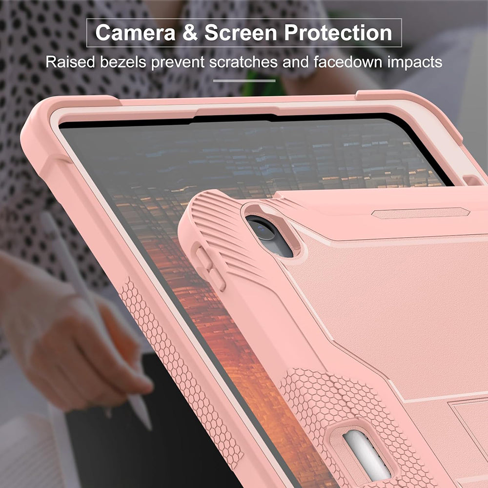 Hülle für Apple iPad Air 13 (2026) / Air 13 (2025) / Air 13 (2024), Techsuit, Rugged TabShell, Schwarz