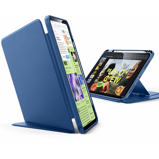 Hülle für Apple iPad Pro 11 (2024), ESR, Flip Hybrid mit Stifthalter, Blau