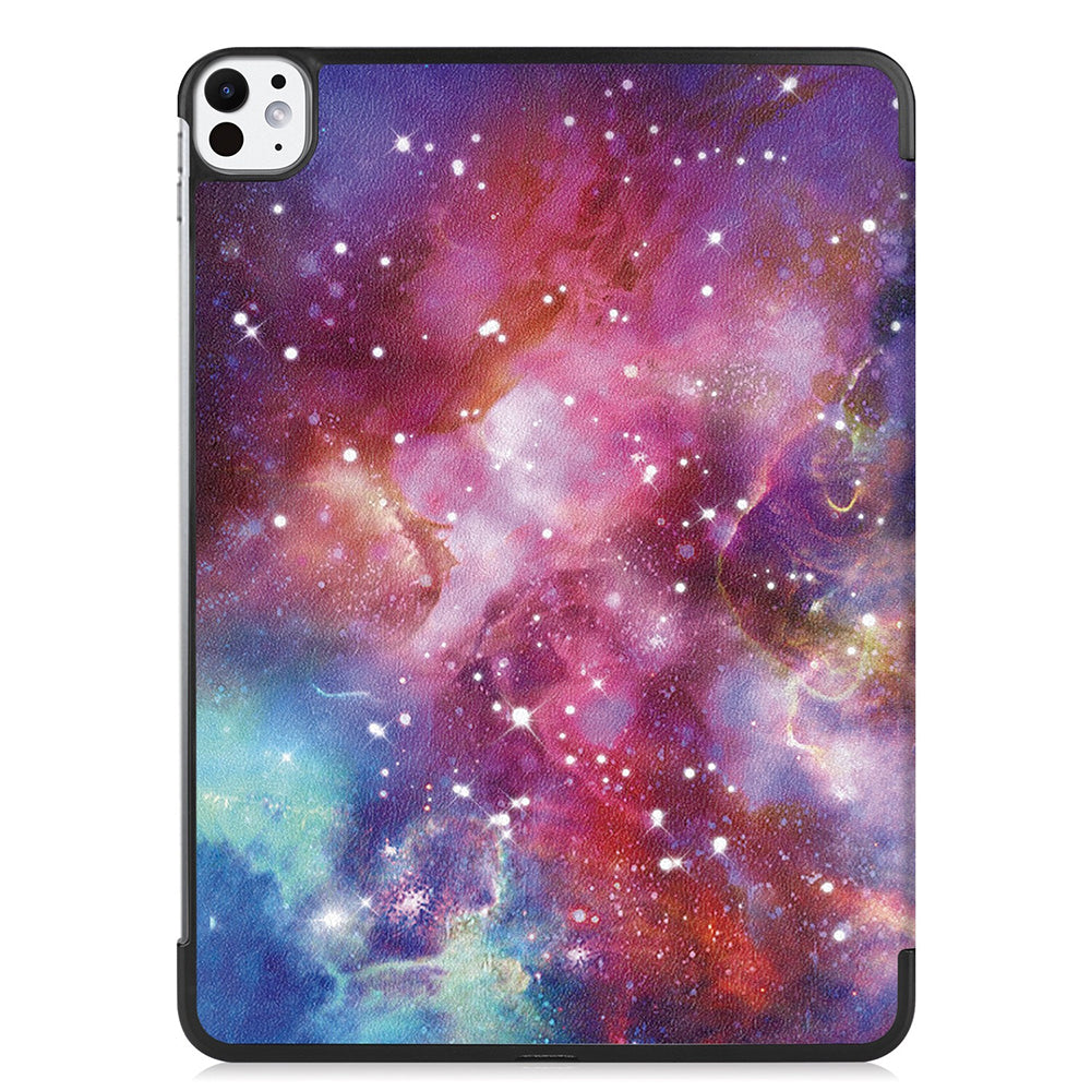 Hülle für Apple iPad Pro 11 (2024), Techsuit, FoldPro Galaxy, Mehrfarbig