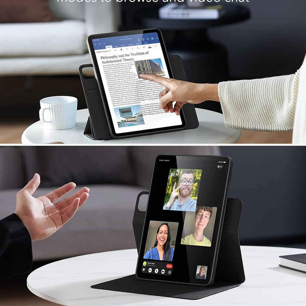 Hülle für Apple iPad Pro 13 (2024), ESR, Rebound Hybrid, Marineblau