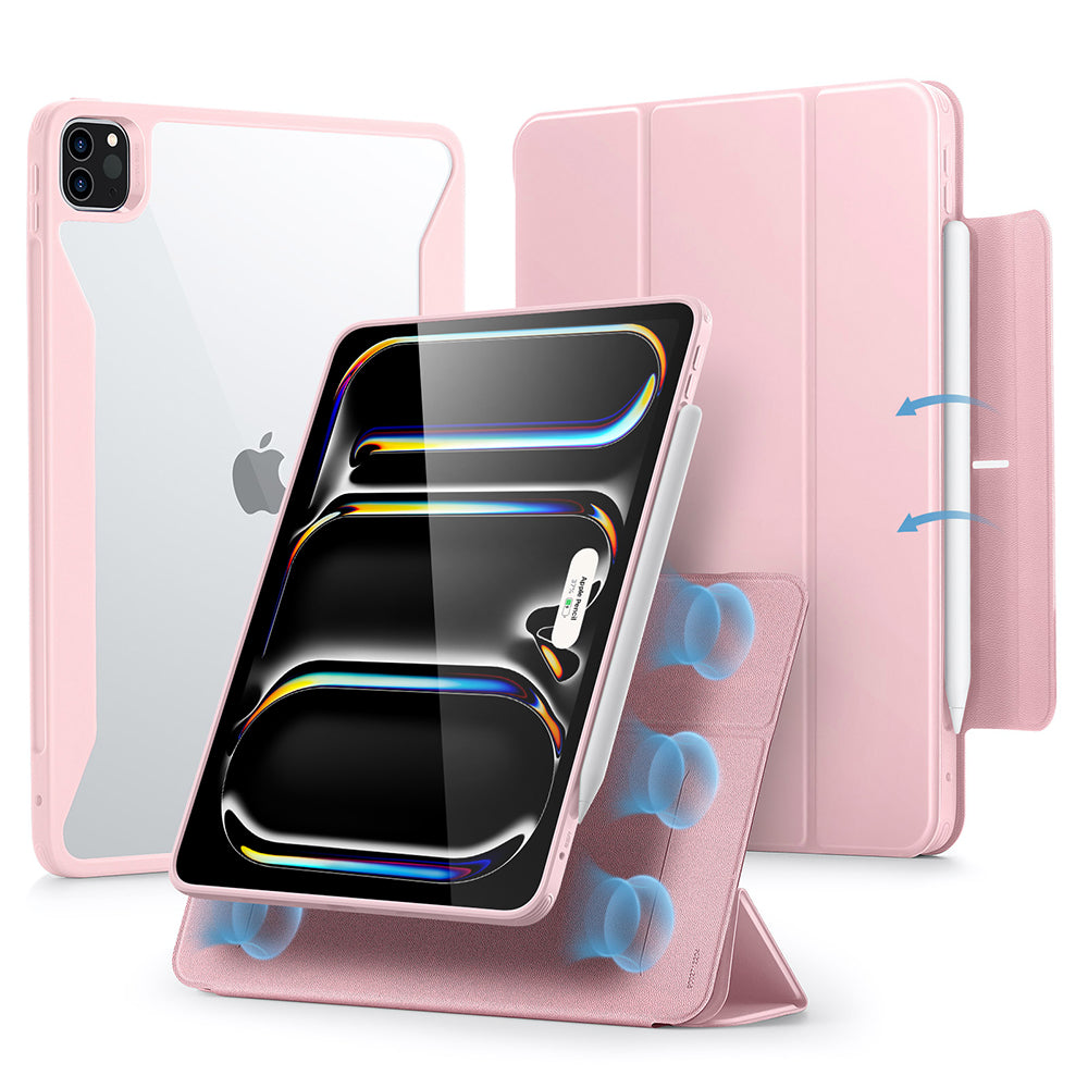 Hülle für Apple iPad Pro 13 (2024), ESR, Rebound Hybrid, Rosa