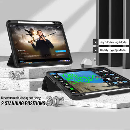 Hülle für Apple iPad Pro 13 (2024), Techsuit, Flex Trifold, Schwarz