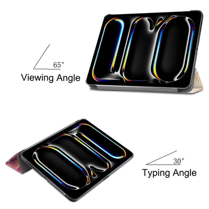 Hülle für Apple iPad Pro 13 (2024), Techsuit, FoldPro Galaxy, Mehrfarbig