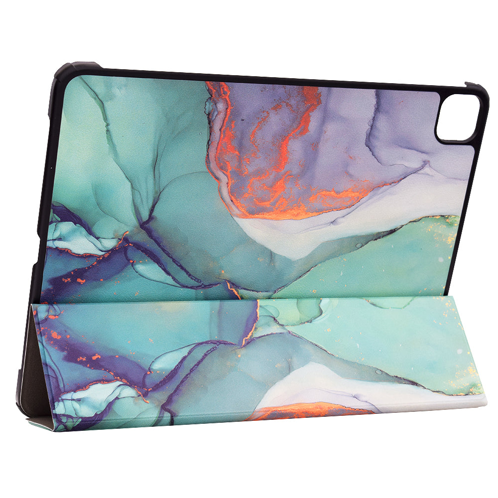 Case for Apple iPad Pro 13 (2024), Techsuit, FoldPro Green Time, Multicolor
