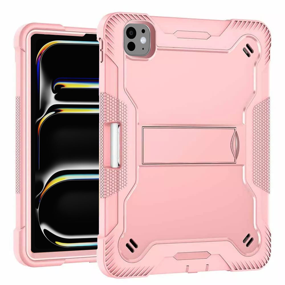 Case for Apple iPad Pro 13 (2024), Techsuit, Rugged TabShell, Pink