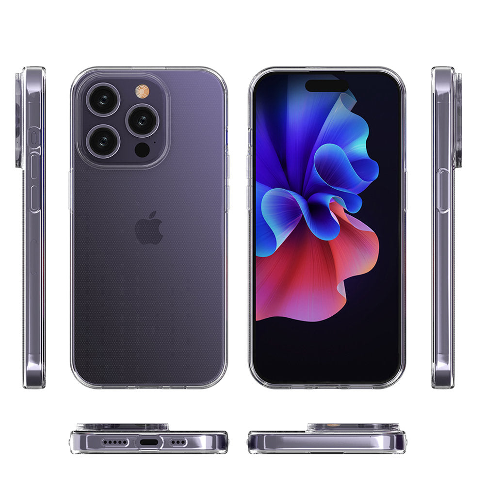 Hülle für Apple iPhone 15 Pro, OEM, Ultra Clear, Transparent