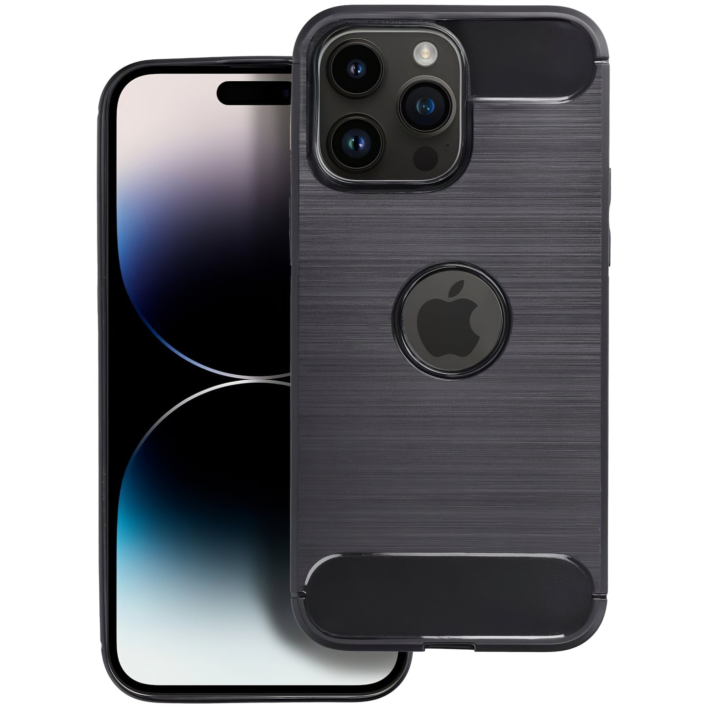 Hülle für Apple iPhone 16 Pro Max, OEM, Carbon, Schwarz