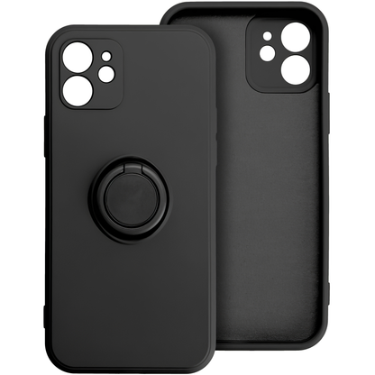 Hülle für Apple iPhone 16 Plus, OEM, Silikonring, Schwarz